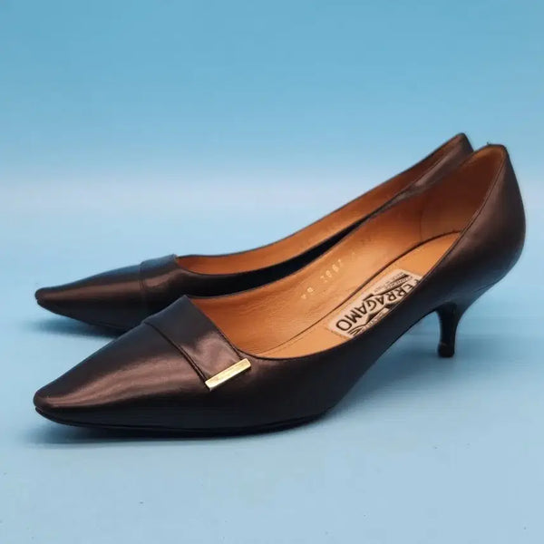 [BUNJANG] Salvatore Ferragamo Women's Heels Heel Height 5cm Size 225 / aa 페라가모 여성 하이힐 5.5 225 굽5