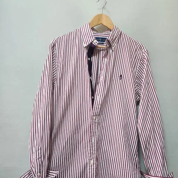 [BUNJANG] Polo Ralph Lauren Striped Shirt / 폴로 랄프로렌 스트라이프 셔츠  M