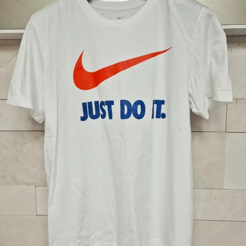 [BUNJANG] Nike Just Do It White Short Sleeve T-Shirt / 나이키  JUST DO IT 흰색 반팔티