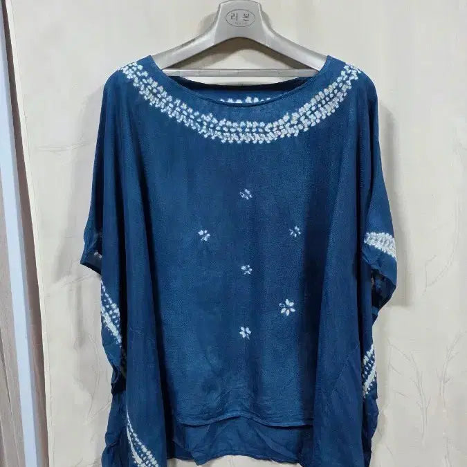 [BUNJANG] Rayon Printed Blouse / 시원한인견블라우스(free)