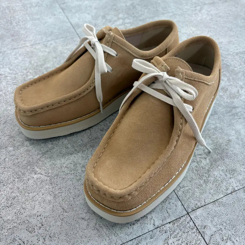 [BUNJANG] Second Atelier 4600BS Suede Moccasins Camel 250 / [250] 세컨드아뜨리에 4600BS [CAMEL] 모크슈즈 2번