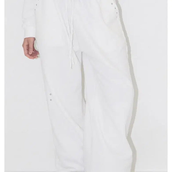 [BUNJANG] ILLIGO SEOUL Freid Sweatpants White / ILLIGO SEOUL의 프레이드 스웻 팬츠 화이트