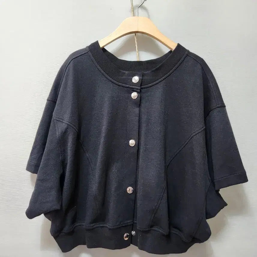 [BUNJANG] System Crop Black Jacket / 시스템 크롭 블랙 쟈켓