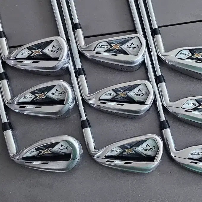 [BUNJANG] Callaway X-Hot Men's Iron Set (4-PW, S-Wedge) / 한국캘러웨이정품 캘러웨이아이언 캘러웨이 X-HOT(엑스 핫)아이언 (국내AS가능정품) 남성아이언