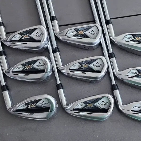 [BUNJANG] Callaway X-Hot Men's Iron Set (4-PW, S-Wedge) / 한국캘러웨이정품 캘러웨이아이언 캘러웨이 X-HOT(엑스 핫)아이언 (국내AS가능정품) 남성아이언