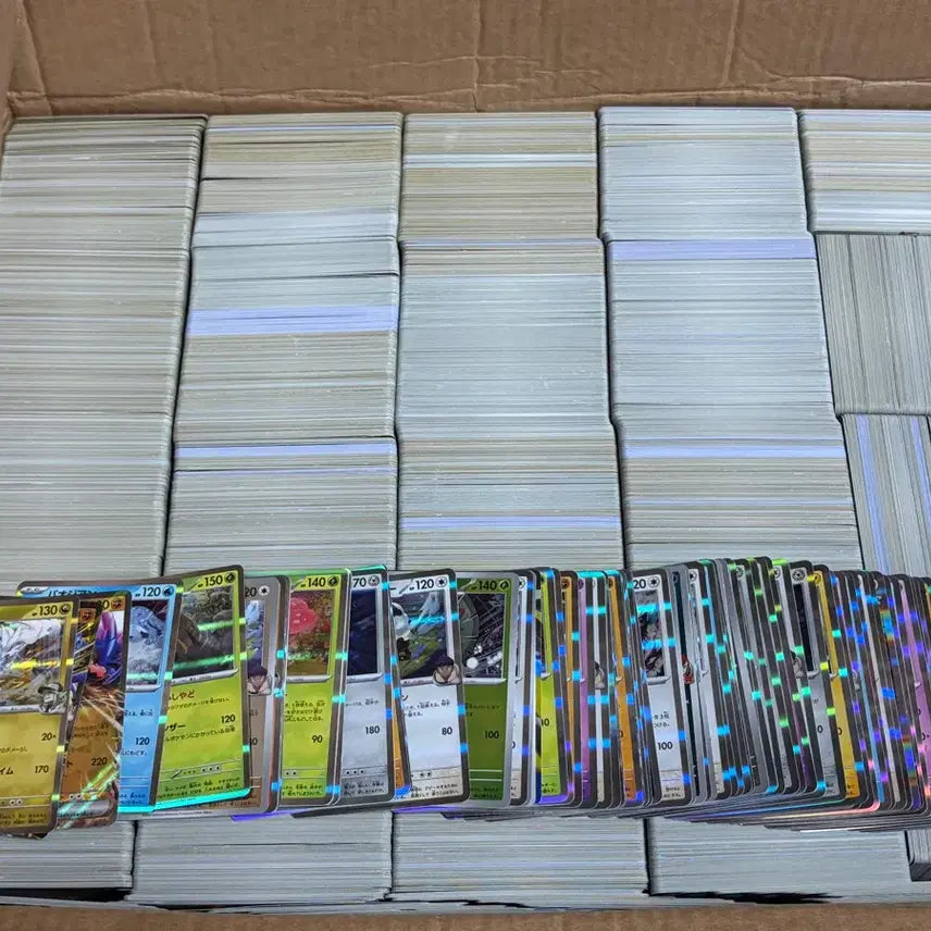 [BUNJANG] Pokemon Card Bundle (90 Commons + 10 Holos) / (일판) 포켓몬 카드 일반(장작) 카드 90장 + 홀로 카드 10장 묶음