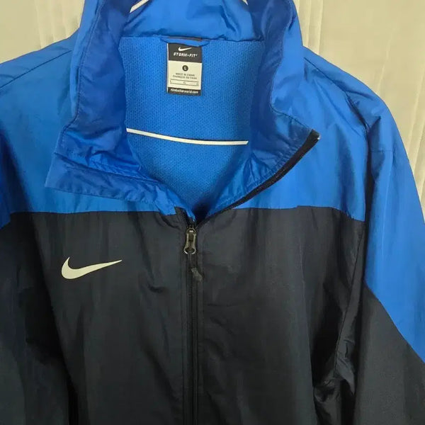 [BUNJANG] Nike Storm-FIT Windbreaker Zip-Up Jacket Blue/Black / 나이키 스톰핏 바람막이 집업 자켓 블루/블랙