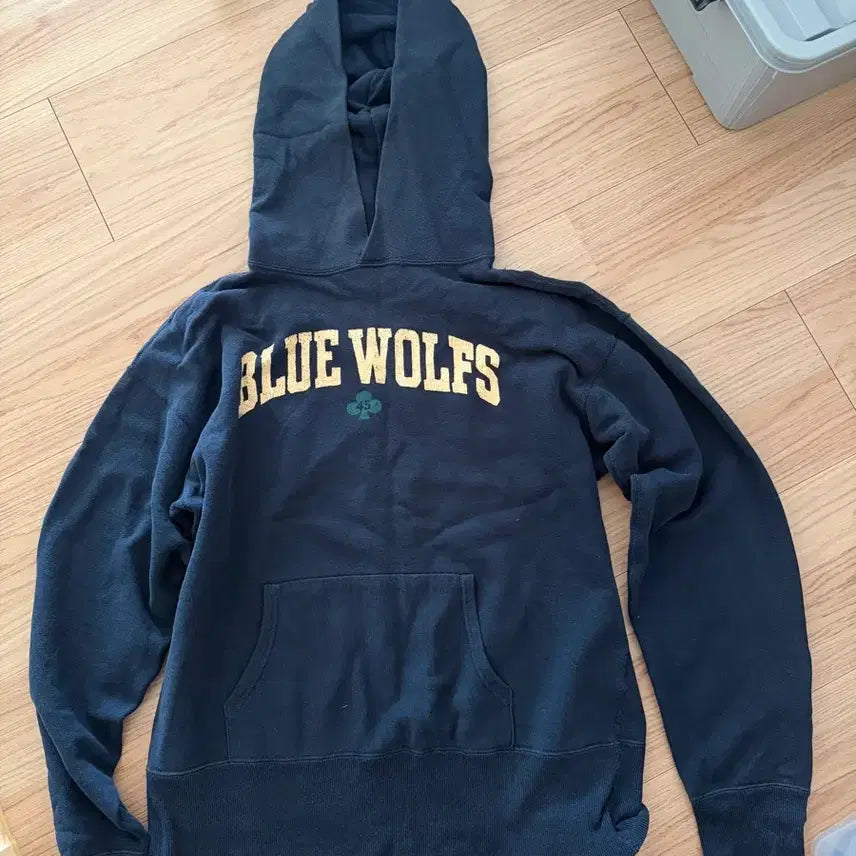 [BUNJANG] Vintage Cropped Cotton Hoodie / 빈티지 후드