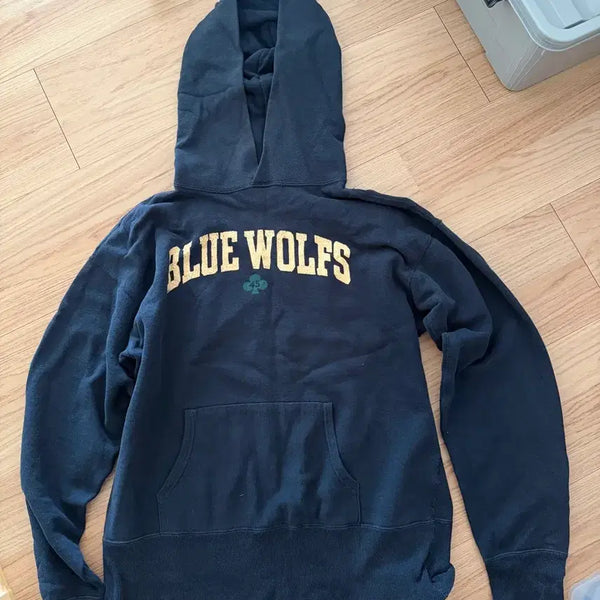 [BUNJANG] Vintage Cropped Cotton Hoodie / 빈티지 후드