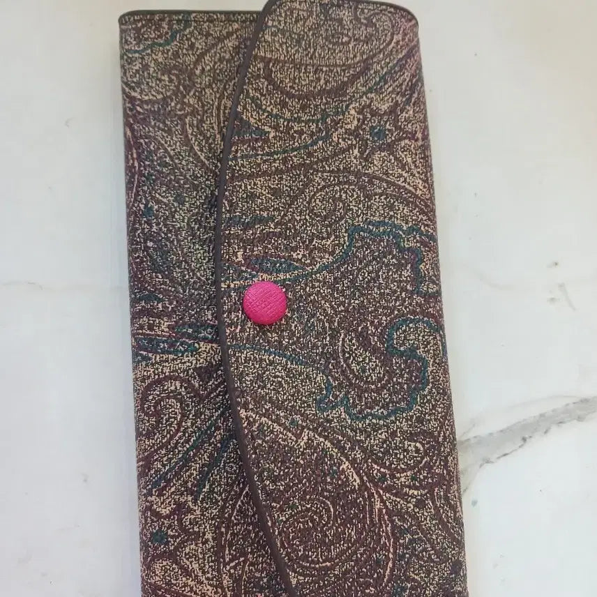 [BUNJANG] Women's Long Wallet with Paisley Pattern / 장지갑
