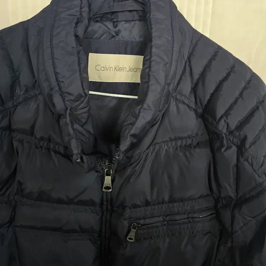 [BUNJANG] Calvin Klein Jeans Lightweight Padded Jacket Navy / 캘빈클라인진스 경량 패딩 네이비