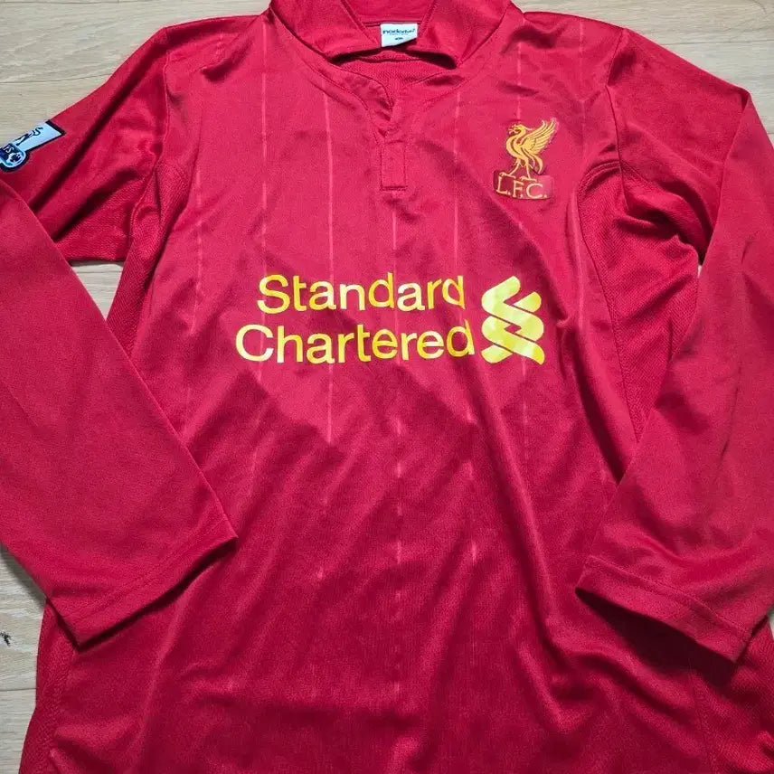[BUNJANG] Liverpool FC Long Sleeve Uniform - Red - Size L / L.리버풀FC 롱슬리브 유니폼 붉은색