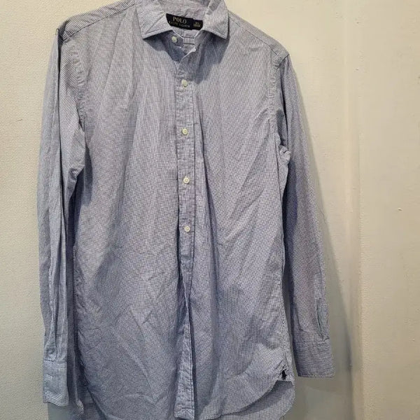 [BUNJANG] Polo Ralph Lauren Men's Checkered Long-Sleeve Shirt / 폴로 랄프로렌 체크 긴팔 셔츠 남성 가62