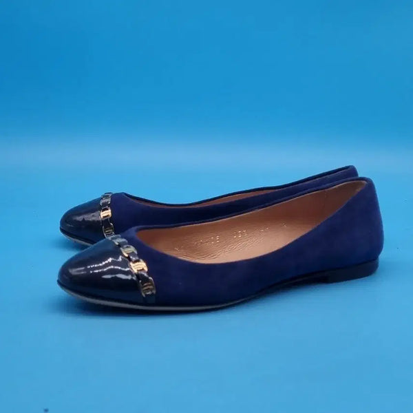 [BUNJANG] Salvatore Ferragamo Fim Women's Flat Shoes / aa 페라가모 핌 여성플랫슈즈 4.5 215-220
