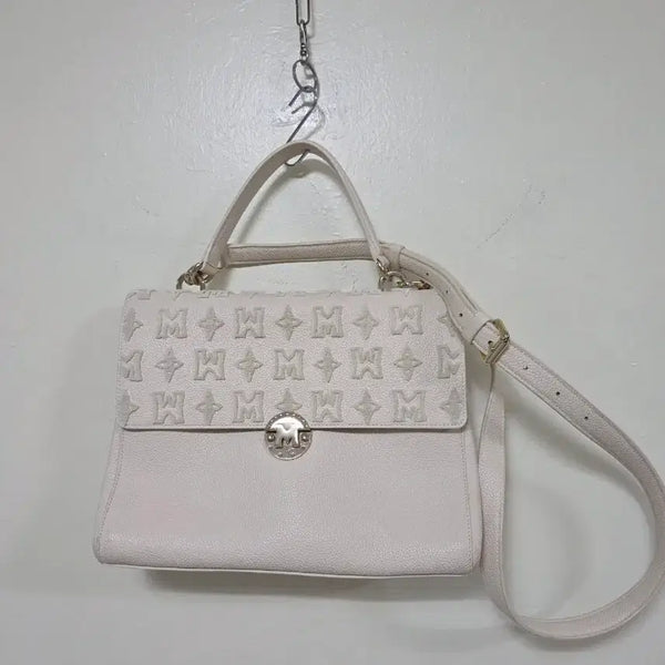 [BUNJANG] Metrocoty Ivory Shoulder Bag / 메트로시티 숄더백 아이보리.260803