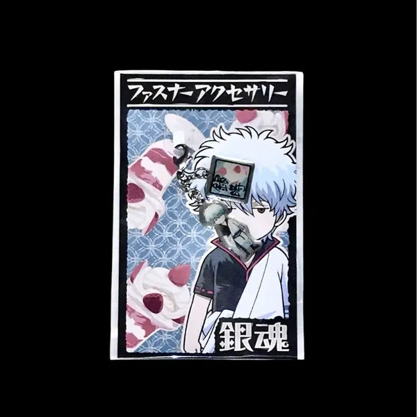 [BUNJANG] Gin Tama Gintoki Keychain Strap Mini Charm (Vintage) / 은론 긴토키 키링 스트랩 미니 참 고전 빈티지