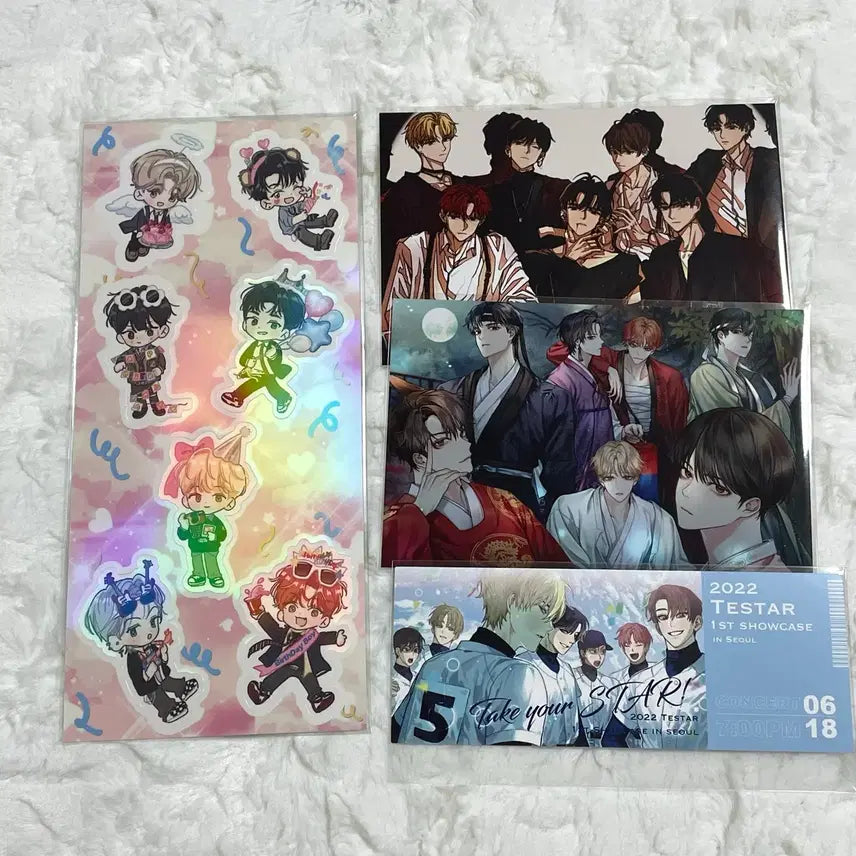[BUNJANG] Debut Or Not Debut Sticker Postcard Bundle Set / 데못죽 스티커 엽서