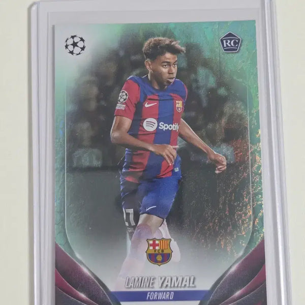 [BUNJANG] 2024 Topps UCC Jade Edition Lamin Yamal RC Rookie Card / 2024 탑스 UCC Jade Edition 라민 야말 RC 루키 카드