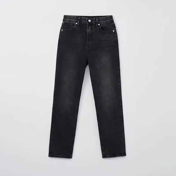[BUNJANG] SPAO Women's Black Denim Pants (Size 30) / (새상품) 여성 블랙데님바지