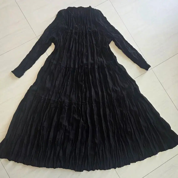 [BUNJANG] Pleatsme Summer Hand-Crinkle Long Dress / (새상품)플리츠미 썸머 핸드 크링클 롱 원피스