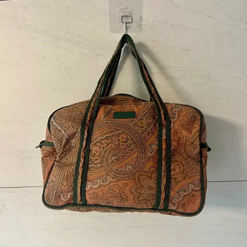 [BUNJANG] Etro Paisley Pattern Boston Bag Small / ETRO 페이즐리 패턴 보스턴백 스몰