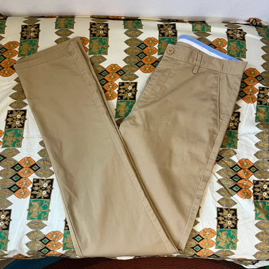[BUNJANG] Emporio Armani Jeans Men's Beige Cotton Straight Fit Pants 30 / 아르마니진 남성 베이지 코튼팬츠 면바지 30