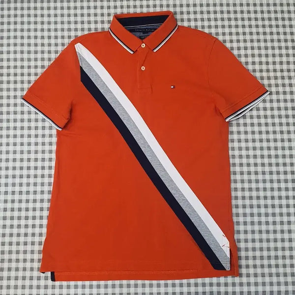 [BUNJANG] Tommy Hilfiger Men's Short Sleeve Polo Shirt Size 95 / 타미힐피거 반소매 카라티 남자95