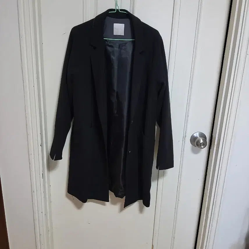 [BUNJANG] Basic Black Long Sleeve Jacket / 기본 블랙 긴팔 자켓 55