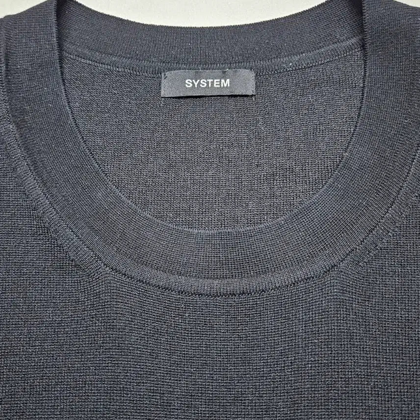 [BUNJANG] System Homme Italian Fabric Short Sleeve Knit (Size 100) / 시스템 옴므 이태리 원단 반팔니트 100