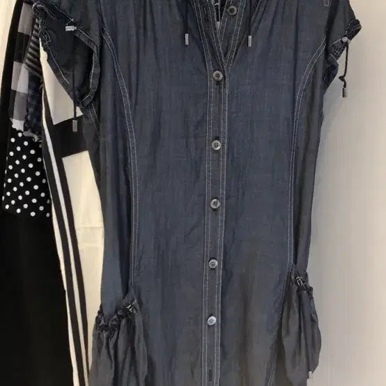 [BUNJANG] Vintage Blue Denim Dress / 빈티지 청데님 원피스