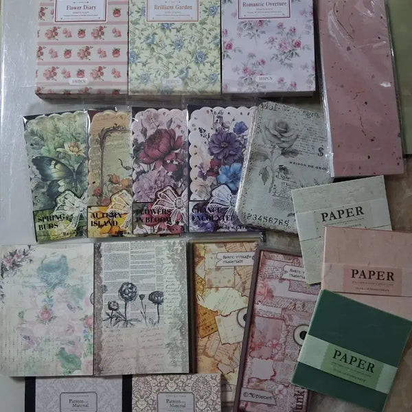 [BUNJANG] Vintage Hanji Background Paper Bundle / 빈티지 배경지, 한지 배경지 처분 판매