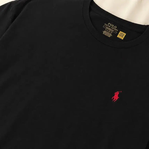 [BUNJANG] Polo Ralph Lauren Black Pony Logo Short Sleeve T-Shirt (L, Altered Length) / 폴로 랄프 로렌 반팔티(L)