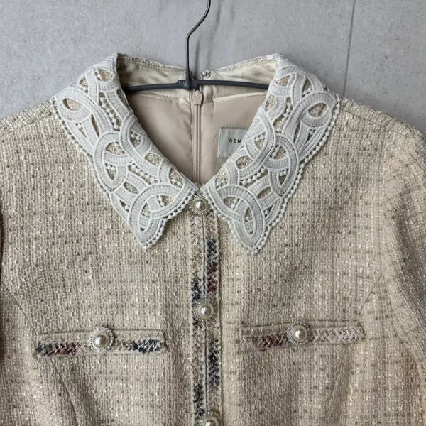 [BUNJANG] Lenibon Tweed Dress / (새제품)레니본 트위드 원피스
