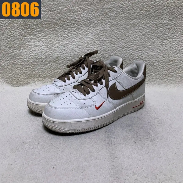 [BUNJANG] Nike Air Force Cream White Brown / 255 NIKE 나이키 에어포스 크림 화이트 브라운