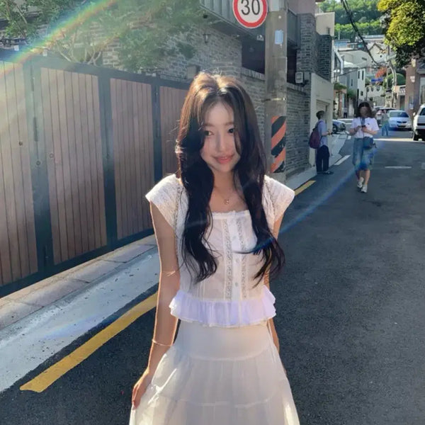 [BUNJANG] SIYE Blur Blouse (S) / SIYE 블러 블라우스(S) blur blouse