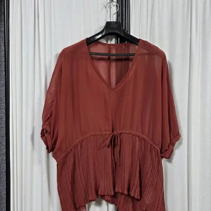 [BUNJANG] Japanese Import Sheer Blouse Free Size / 일본수입시스루블라우스(free)