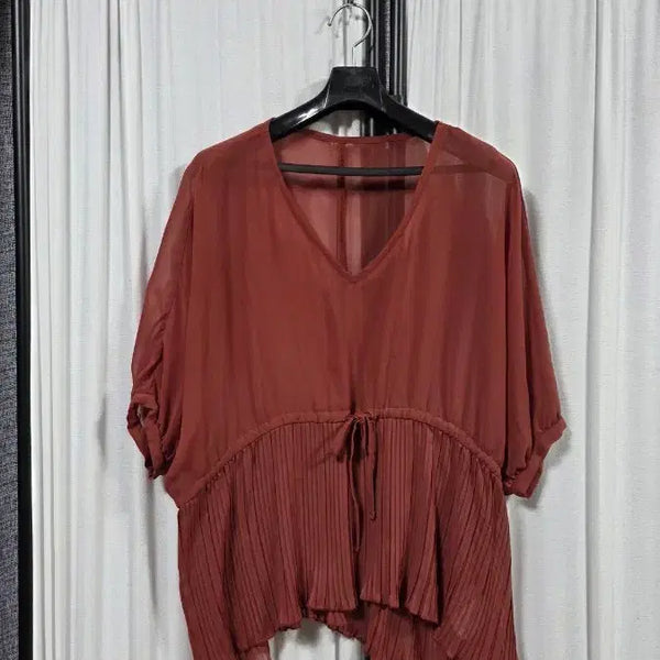 [BUNJANG] Japanese Import Sheer Blouse Free Size / 일본수입시스루블라우스(free)