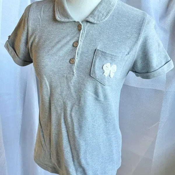 [BUNJANG] Mori Ribbon Button Blouse / 모리 리본 버튼 블라우스
