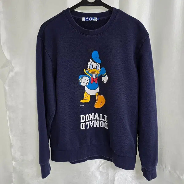 [BUNJANG] SJYP Donald Duck Sweatshirt Navy / SJYP 도날드덕 맨투맨 네이비 (2358)