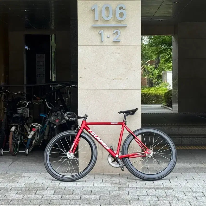 [BUNJANG] Tsunami SNM100 Red Wine S Full Bike / 쓰나미 snm100 판/대