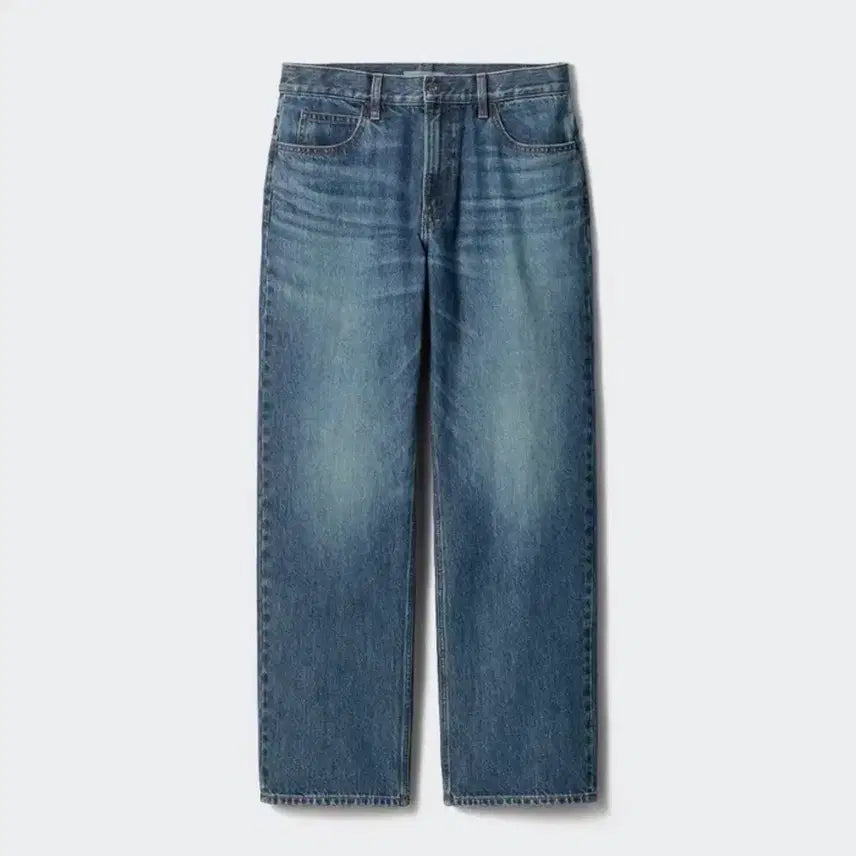 [BUNJANG] JWA Straight Jeans 67 Blue / jwa스트레이트 진 67블루