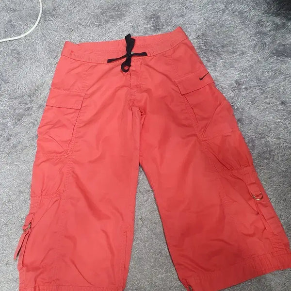[BUNJANG] Nike Cargo Bermuda Shorts - Pink / 나이키 카고 반바지 버뮤다 팬츠 핑크 L