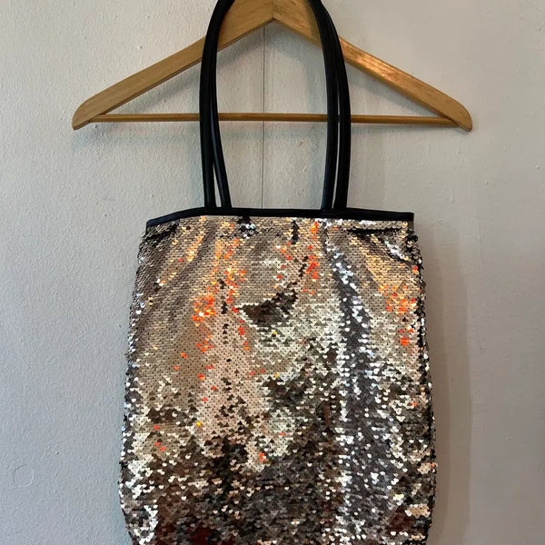 [BUNJANG] Gold Silver Two-Way Sequin Shoulder Bag / (새상품) 쇼핑몰 골드실버 투웨이 스팽글 숄더백