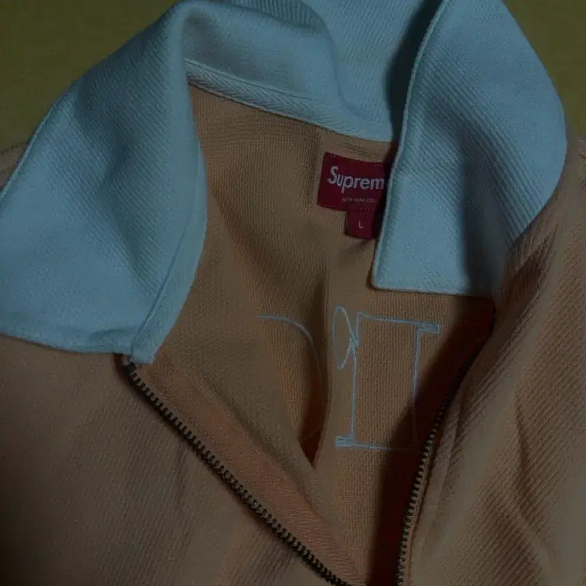 [BUNJANG] Supreme Rugby Shirt Apricot L / 슈프림 럭비 셔츠 살구색 L