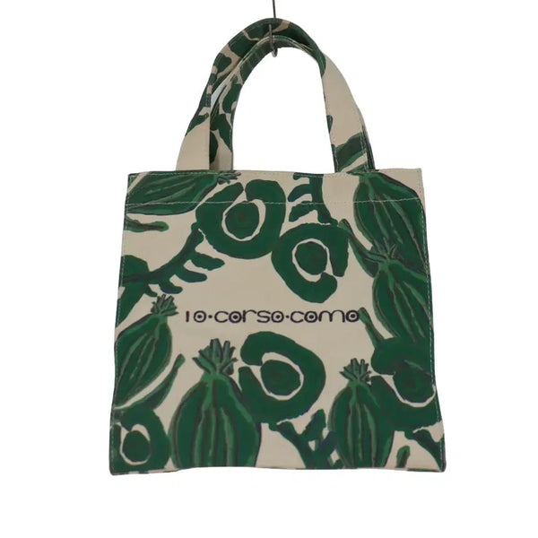 [BUNJANG] 10 Corso Como Flower Print Canvas Tote Bag / 10 꼬르소 꼬모 플라워 프린트 캔버스 토트백 에코백