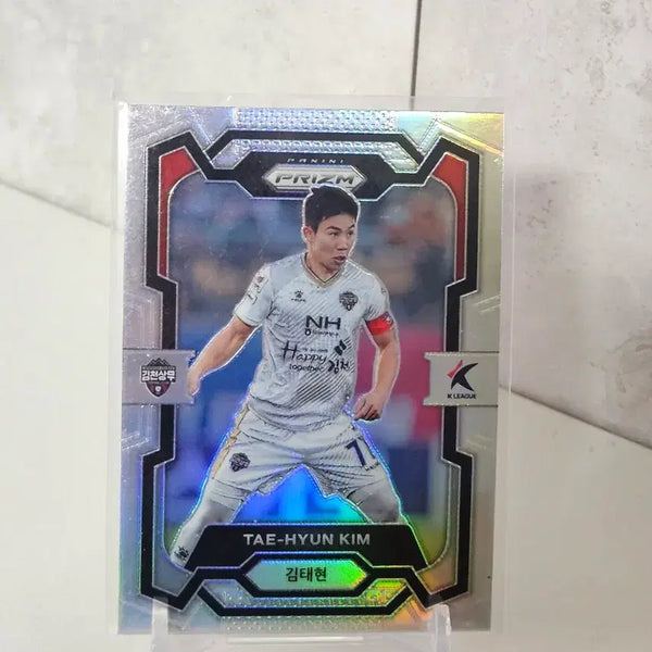 [BUNJANG] Kim Cheon Sang Mu (Jeonbuk Hyundai) Kim Tae Hyun Silver Panini 24 K League Prism Card / 김천상무(전북현대) 김태현 실버 파니니 24 k리그 프리즘