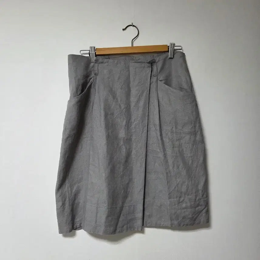 [BUNJANG] Gerald Darel 100% Linen Skirt / 제랄드다렐 린넨 100 멋스런 스커트