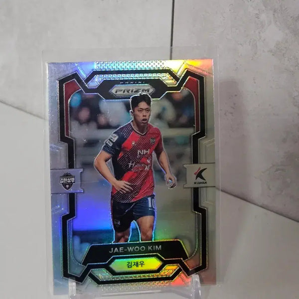 [BUNJANG] Kim Cheon Sang Mu (Jeju SK) Kim Jae Woo 2024 K League Prism Silver Card Raw / 김천상무(제주SK) 김재우 실버 파니니 24 k리그 프리즘
