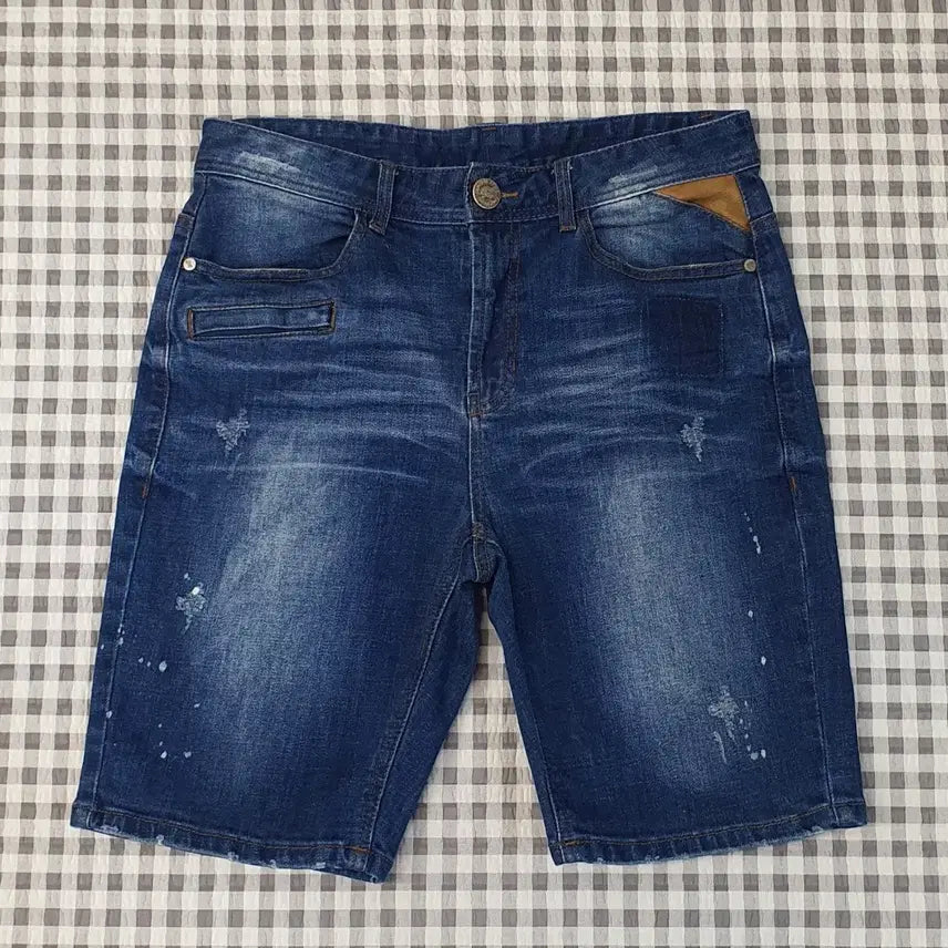 [BUNJANG] JEEP Men's Slim Fit Stretch Denim Shorts / JEEP 지프 스판 데님 반바지 남자30