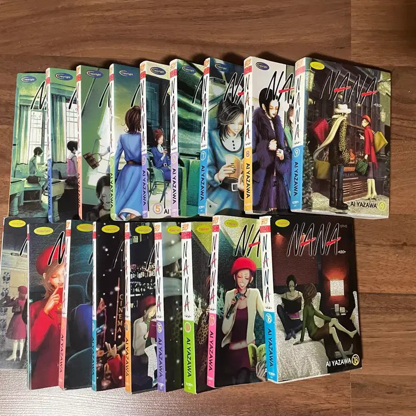 [BUNJANG] NANA Complete Manga Set Volumes 1-18 (First Edition Included) / (소장용) 나나 만화책 nana 1-18 초판포함